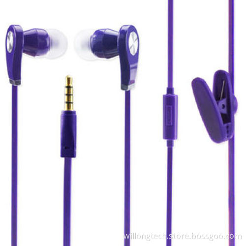 Colorful hot selling noise-cancelling in-ear earphone for mobile phone